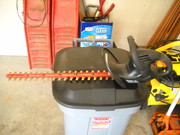 almost new hedge trimmers,  used 2 times,  moving need to sell